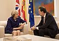 Theresa May meets with Spanish PM Rajoy