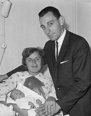 Tilly van der Zwaard with family 1966