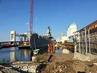 USS Salem relocation August 2017