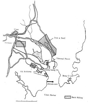 UlsanIndustrialCenter Map-Plan 1962