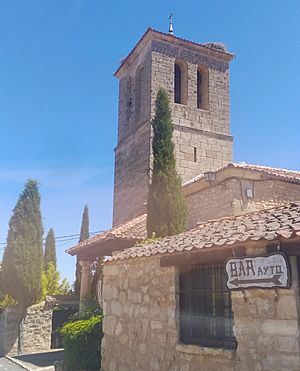 Church of Saint Eulalia of Mérida in Valdeprados (Segovia, Spain).