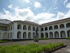Vista trasera de la casa museo Guillermo Valencia
