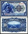 YUG-21a-National Bank-Kingdom of Serbs, Croats & Slovenes-10 Dinara (1920)