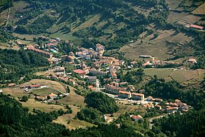 View of Zegama from Aizkorri