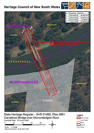 1460 - Carrathool Bridge over Murrumbidgee River - SHR Plan No 2681 (5051360b100)