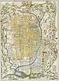 1696 Genroku 9 (early Edo) Japanese Map of Kyoto, Japan - Geographicus - Kyoto-genroku9-1696