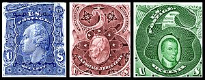 1869 Stamp Essays Continental Banknote Co.