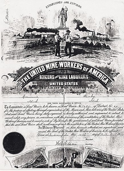 1890 Union Contract