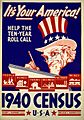 1940 US Census Poster