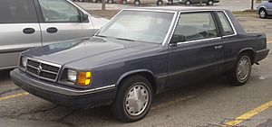 1989 Dodge Aries K coupe