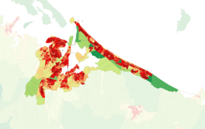 2023 NZ Census Population Density - Tauranga City