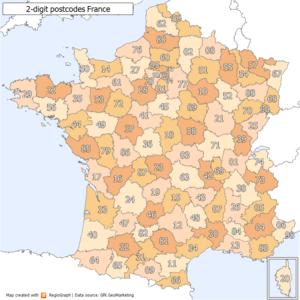 Postal Codes In France Facts For Kids