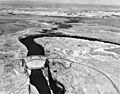 Aerial view of the Glen Canyon Dam, 1965, US Bureau of Reclamation