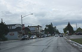 Downtown Alanson along U.S. Route 31