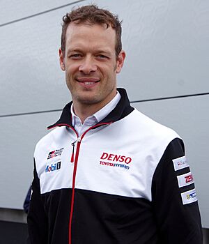 Alexander Wurz - 2016 24 Hours of Le Mans - Pit Walk (cropped).jpg