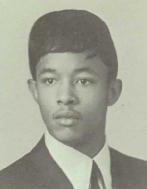American musician Greg Reeves, 1968 yearbook photo.png