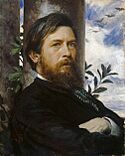Arnold Böcklin (1827 - 1901), Selbstportrait (1873)