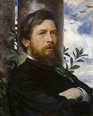 Arnold Böcklin (1827 - 1901), Selbstportrait (1873).jpg
