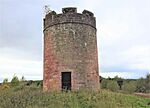 Auchinbaird windmill. tower doorway detail. Sauchie. Clackmannanshire. Looking west.jpg