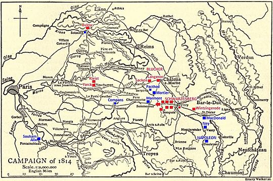 Battle of Fere-Champenoise 25 Mar 1814