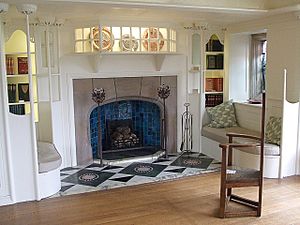 Blackwell - White Room Fireplace - geograph.org.uk - 546780