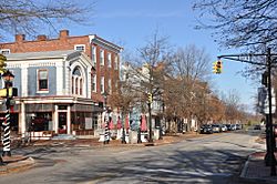 The High Street Historic District in Burlington