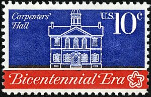 Carpenters Hall, Bicentennial Issue, 1974