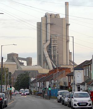 Cemex Cement Works, from Lawford Road, Rugby 7.21 (2)