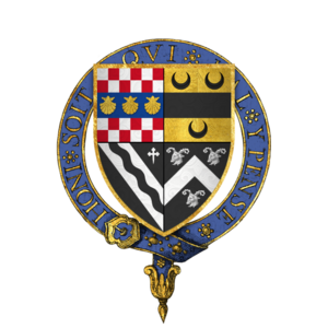 Coat of arms of Sir Robert Rochester, KG