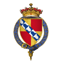 Coat of arms of Sir Thomas Sackville, 1st Earl of Dorset, KG