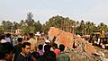 Collapsed building during Paravur Puttingal Temple mishap, Apr 2016
