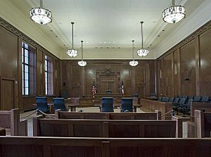 Courtroom, United States Courthouse, Davenport, Iowa
