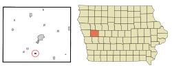 Location of Buck Grove, Iowa
