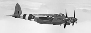De Havilland Mosquito PR Mk XVI of No. 544 Squadron RAF based at Benson, Oxfordshire, December 1944. CH14259 (cropped)