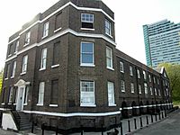 Deptford Victualling Yard - Superintendent's House and riverside storehouse