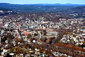 Downtown Fitchburg seen from the south