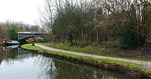 Dukinfield Canal leading from the basin