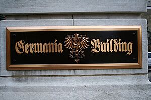 Germania Building Plaque
