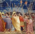 Giotto - Scrovegni - -31- - Kiss of Judas