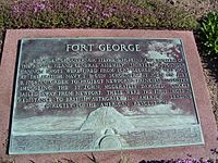 Goat Island Fort George RI plaque