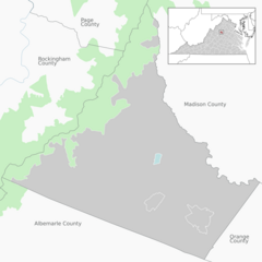 Quinque is located in Greene County, Virginia