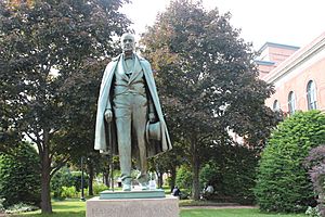Hannibal Hamlin statue, Bangor, ME IMG 2073