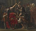 Hendrick Brugghen - Christ Crowned with Thorns (Kristi Tornekroning) - c 1620 - National Gallery of Denmark