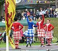 Highland dancers at the Ceres Games, 2013
