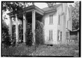 Historic American Buildings Survey Alex Bush, Photographer, June 2, 1937 LOOKING NORTH EAST AT FRONT. - Ingleside, House and Outbuildings, Second Street (State Highway 14), HABS ALA,54-ALIC,1-1