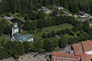 The church in Hovmantorp.