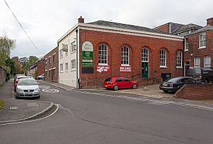 Hyde Abbey Carpet shop, Hyde Close - geograph.org.uk - 4220238.jpg
