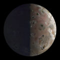 Io imaged by Juno spacecraft