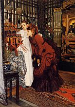 James Tissot - Young Ladies Looking at Japanese Objects