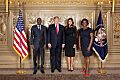 Jovenel Moïse, Donald Trump, Melania Trump, Martine Moïse